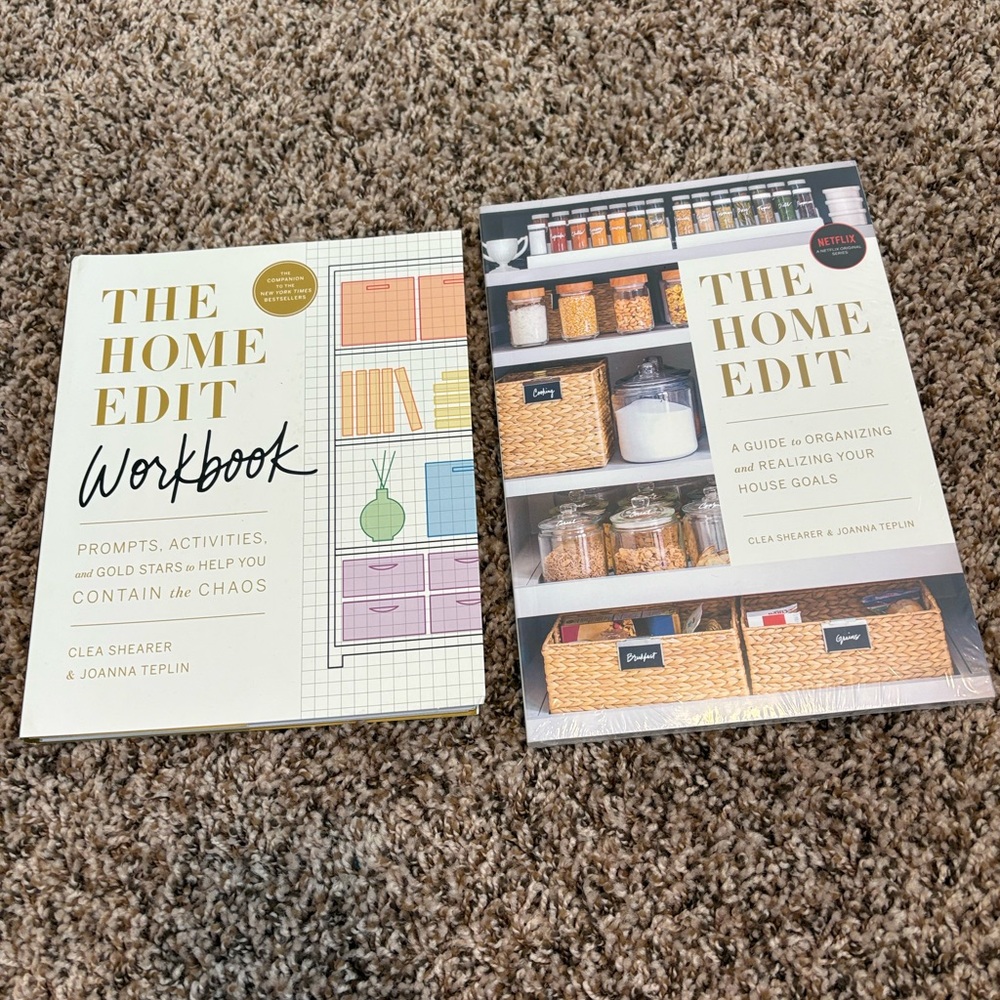 Home edit books set of 2. Brand new